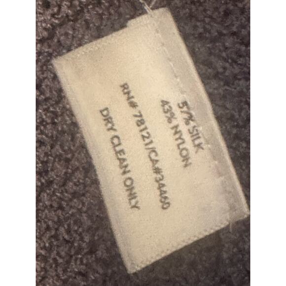 Eileen Fisher Sweater Cardigan Womens Open Front Purple Silk Knit XL - Picture 4 of 5